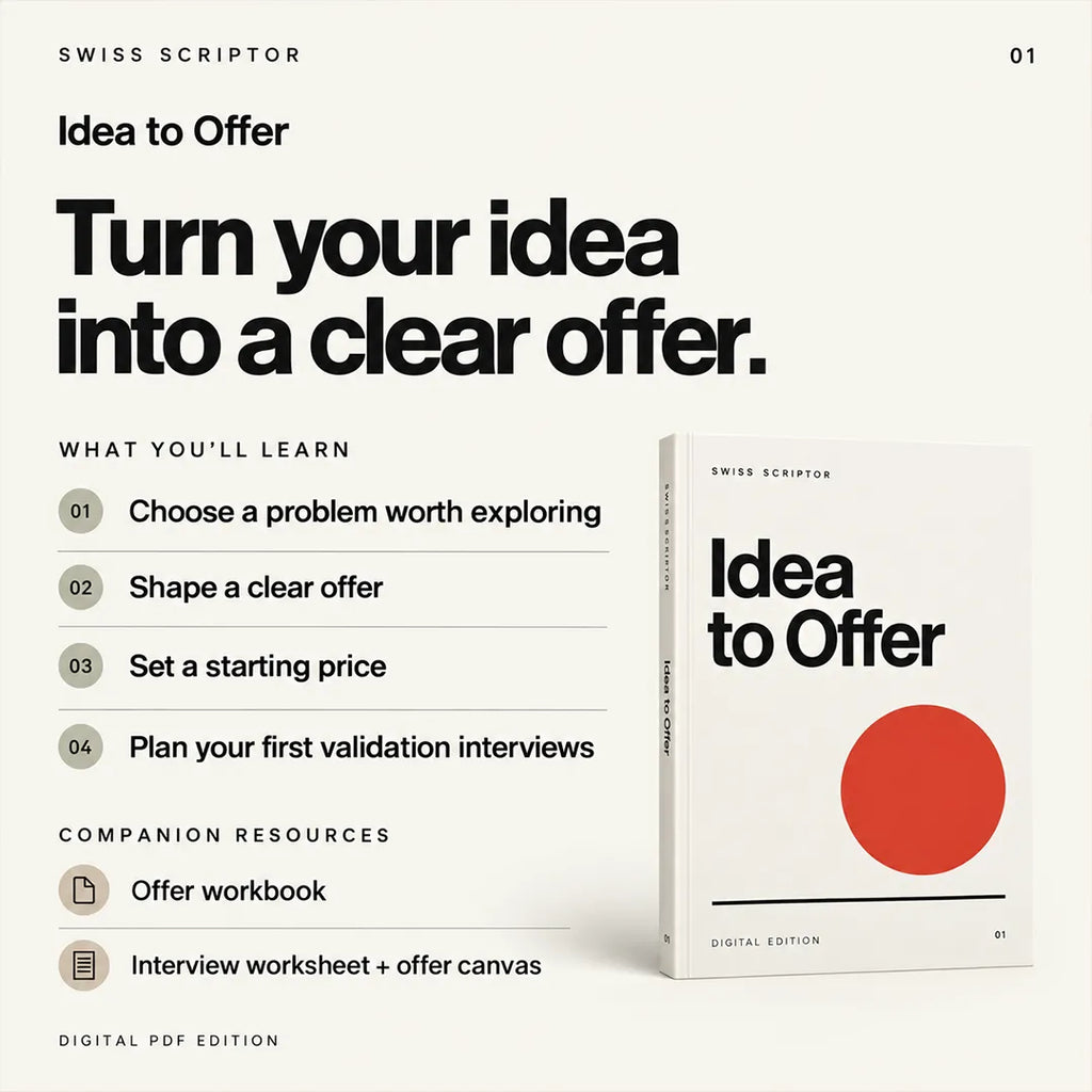 Idea to Offer