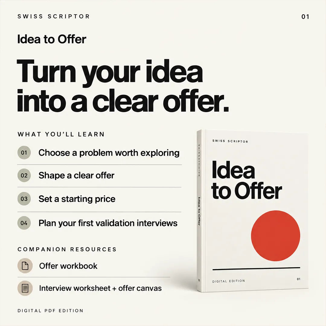 Idea to Offer