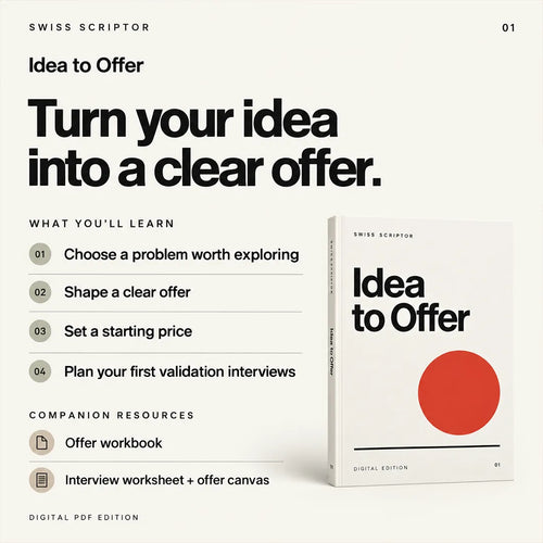 Idea to Offer